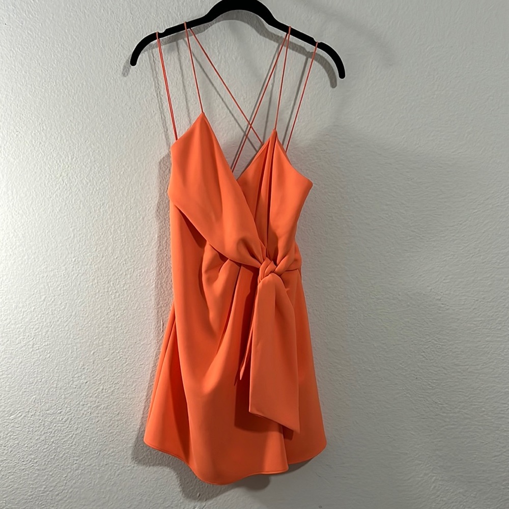 Alice + Olivia Katie Tie Dress